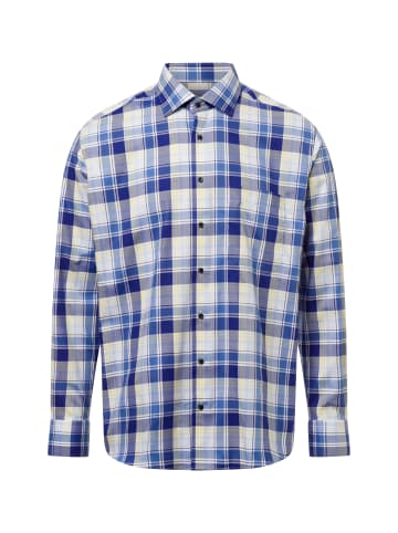 Eterna Hemd in blau gelb