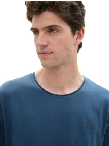 Tom Tailor Rundhals T-Shirt für Herren in uni