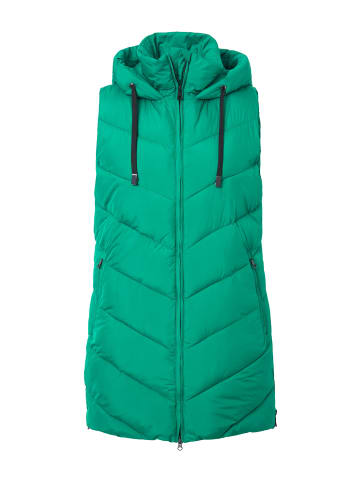 Ulla Popken Steppweste in smaragdgrün