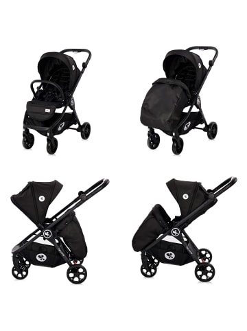 Lorelli Kombikinderwagen 2 in 1 Patrizia in schwarz