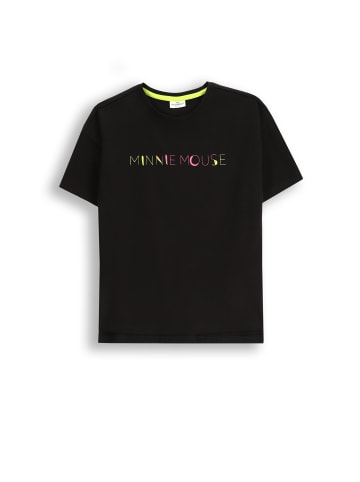 Coccodrillo T-Shirt mit kurzen Ärmeln in schwarz