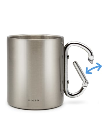 Mr. & Mrs. Panda Edelstahlbecher Individuell ohne Spruch in Silber