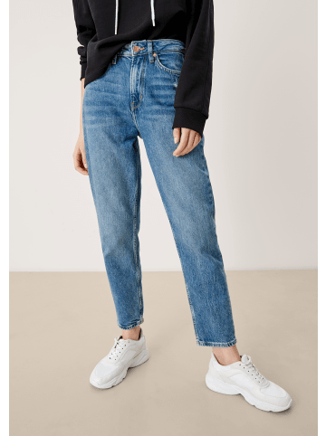 QS Denim Hose lang in Blau