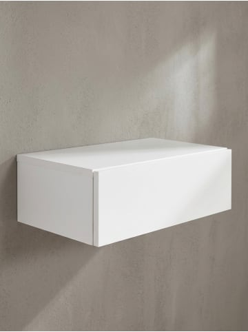 KADIMA DESIGN Nachttisch Modern | Spanplatte Foliert, Robust, Pflegeleicht in Weiß