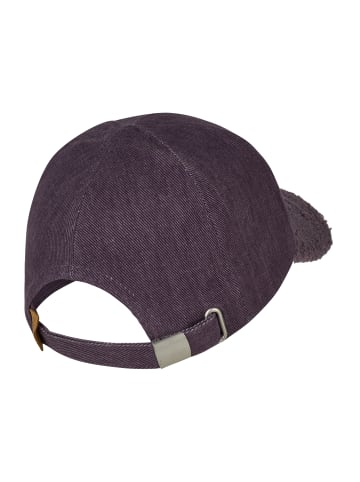 Sterntaler Basecap Blume in dunkle beere