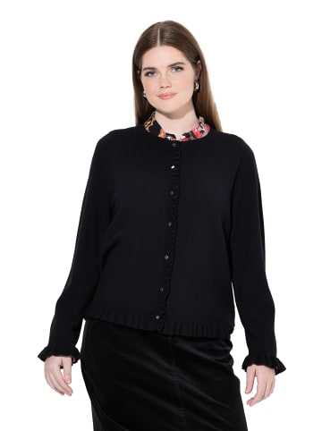 Ulla Popken Strickjacke in schwarz