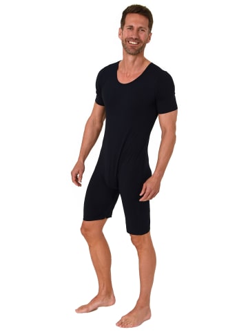 NORMANN Pflegebody kurzarm Bereißverschluss - 65810 in navy