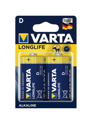 Varta Batterie Longlife D in Schwarz