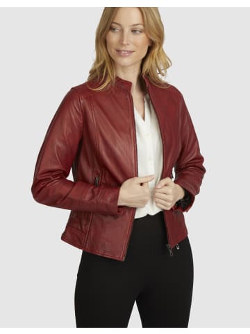 Bugatti Lederjacke BULady-122 in red