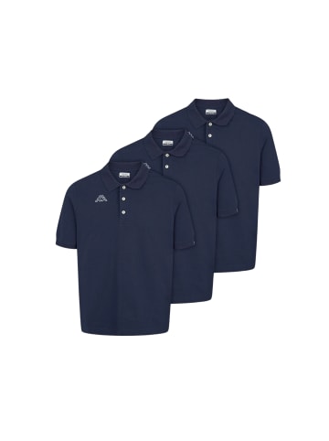 Kappa Polo 3er-Pack Logo Maltaxita in Blue Marine
