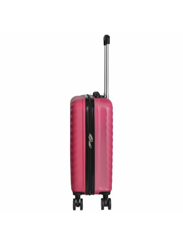 Paradise by CHECK.IN Kingston - 4-Rollen-Kabinentrolley 55 cm (lila) in pink