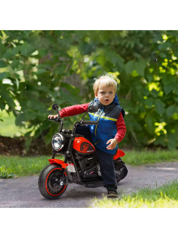 HOMCOM Elektromotorrad 3 km/h 1,5-3 Jahre Rot