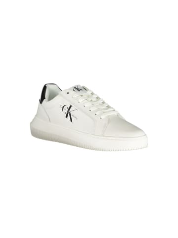 Calvin Klein Elegante weiße Schnür-Sneaker