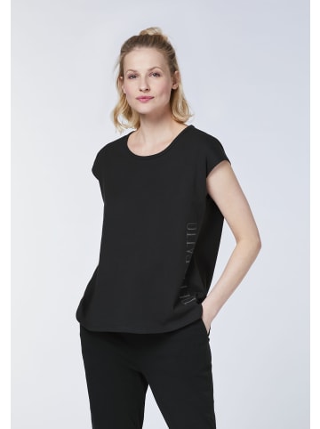 Detto Fatto Yoga-Shirt in Schwarz