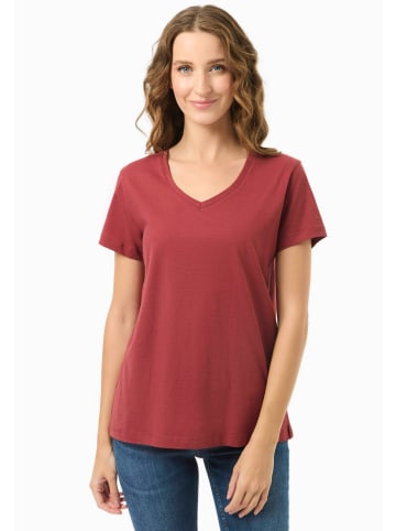 Organication T-Shirt "WCASUAL002" in Merlot