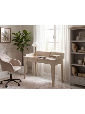 Beliani Schreibtisch MONTIRA in Beige - (W) 118 x (H) 90 x (L) 60 cm