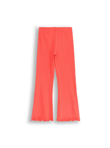Coccodrillo Gerippte Leggings mit langem Hosenbein in korallenrot