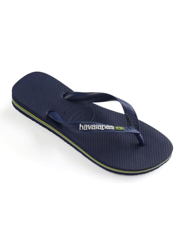 Havaianas Tong H Brazil Logo für Herren Blau