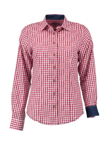 OS-Trachten Trachtenbluse Prigmi in mittelrot