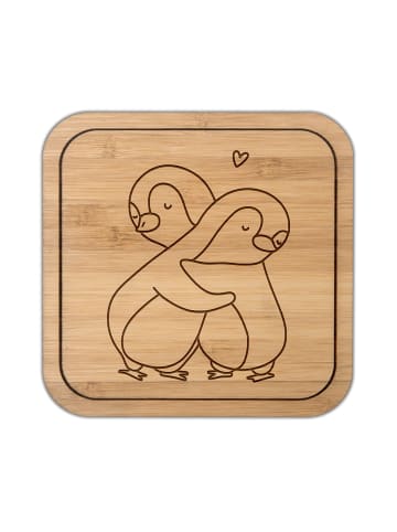 Mr. & Mrs. Panda Coaster Pinguine Kuscheln ohne Spruch in Transparent