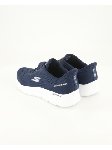 Skechers Slip On Sneaker in Blau