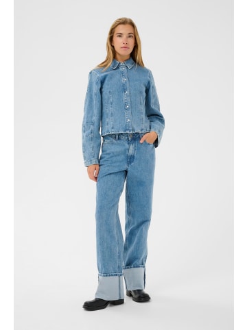Kaffe Jeans KAvallis Straight fit in Blue Washed Denim