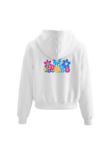 IZIA Women Hoodie in White
