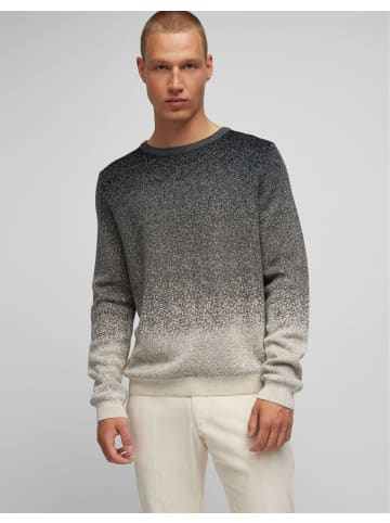 HECHTER PARIS Rundhals-Pullover in darkgrey