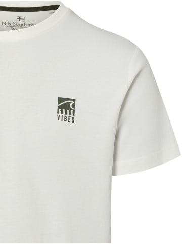 Nils Sundström T-Shirt in weiß grau - 0007