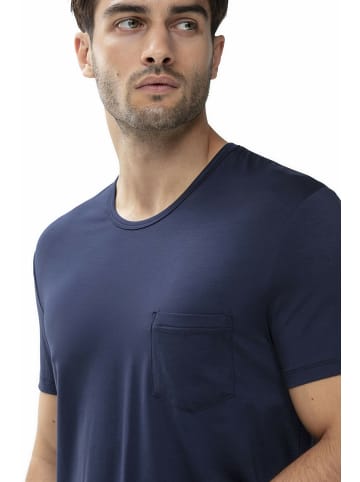 Mey Pyjama kurz für Herren in blau