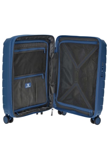 Roncato Skyline - 4-Rollen-Kabinentrolley S 55 cm  erw. USB-Anschluss (navy) in navy