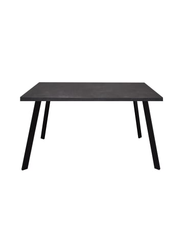 58 aufm Kessel ESSZIMMERTISCH rechteckig Ediva 1 180 x 90 x 75 Esstisch Schwarz/Schwarzstahl