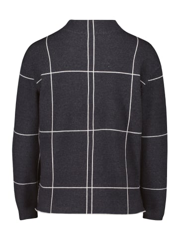 Betty Barclay Strickpullover kariert in Patch Grey/Beige