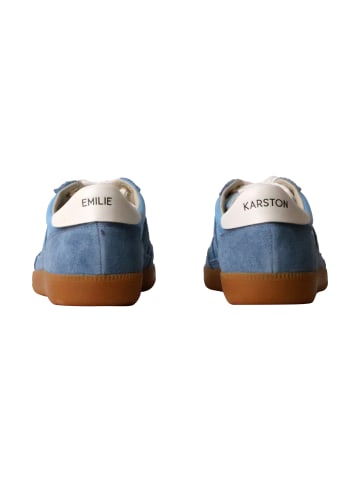 Emilie Karston Leder-Sneaker „Cherry“ Blau