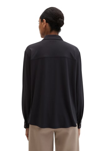 Marc O'Polo Jersey-Bluse loose in Deep Night Blue
