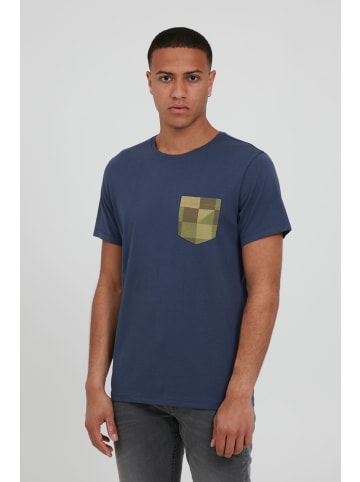 BLEND T-Shirt BHAmilo in Mittelblau