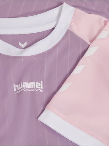 Hummel Shirt "Stripe T-Shirt S/S" in Lila