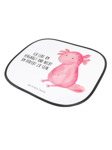 Mr. & Mrs. Panda scheibenschutz auto Axolotl Niedlich mit Spruch in Weiß