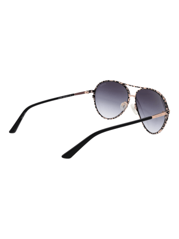Guess Damen Sonnenbrillen Aviator Schwarz