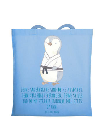 Mr. & Mrs. Panda Tote Bag Sportliche Wettkämpfe Superkräfte mit ... in Sky Blue