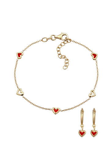 Elli Schmuckset 925 Sterling Silber in Gold