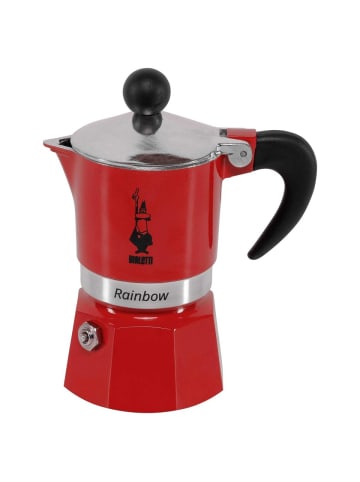 Bialetti Kaffeemaschine Rainbow in Silber