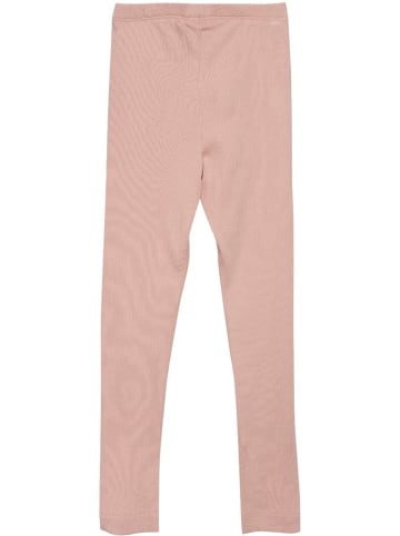 Minymo Kinder Leggings "Leggings Rib-Girl" in Rosa