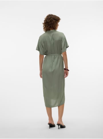 Vero Moda Hemdblusenkleid in Hedge Green