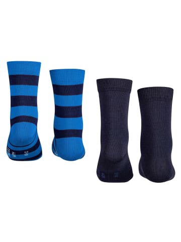 Falke Socken 2er Pack in Schwarz/Blau