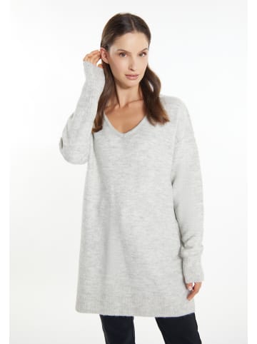 usha WHITE LABEL Strickpullover in Grau Melange