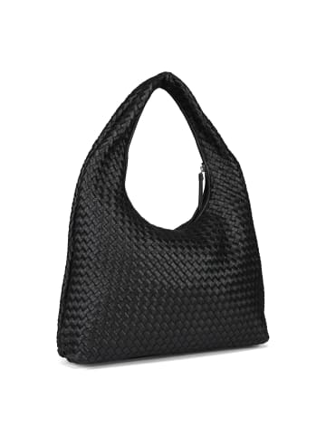 Les Visionnaires Jade Schultertasche Leder 49 cm in black