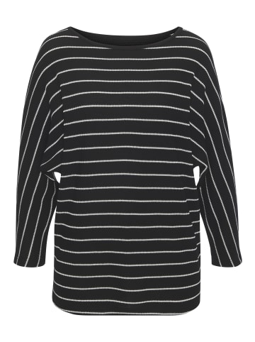 Vivance by Lascana 3/4-Arm-Shirt in schwarz, weiß