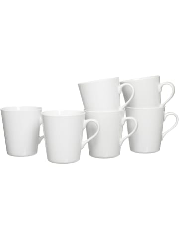Ritzenhoff & Breker 6er Set Kaffeebecher Vio 300 ml in weiß