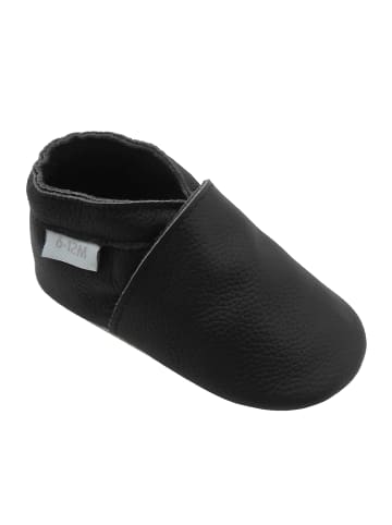 Basrakids Baby Krabbelschuhe aus Leder, weiche Lauflernschuhe mit rutschfester Sohle 